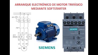 SOFTSTARTER ARRANQUE ELECTRÓNICO DE MOTORES TRIFÁSICOS [upl. by Eiclehc453]