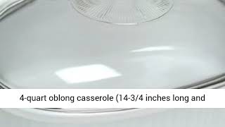 CorningWare French White 4Quart Covered Casserole [upl. by Dulce]