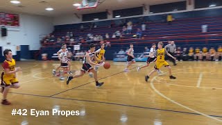 RCMS 7th Grade Lakers vs McCreary County Middle School Boys Basketball Highlights [upl. by Eatnuhs490]