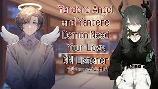 Yandere Angel And Yandere Demon Want To Be Your SoulmateFtMannyASMRGN ListnerFM4A [upl. by Akila187]