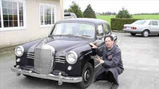 1959 Mercedes 180D Diesel Sedan Part 1 73000 Miles Rare Find with Kent Bergsma [upl. by Acissej531]