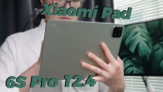 Xiaomi Pad 6S Pro 124 Review Bigger Stronger but Costlier [upl. by Nerhtak]