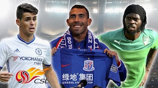 24 Top Footballers Who Play In the Chinese Super League [upl. by Leissam]