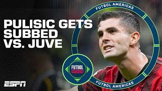 Any issues with Christian Pulisic being subbed after Milan’s red card vs Juventus  ESPN FC [upl. by Aric]