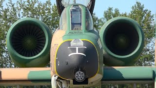 A10 Warthog  Full Engine Startup and Demo [upl. by Corabel]