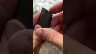 Making a knife sharpener pendant from nature survival nature bushcraft camping outdoorlife [upl. by Derron]