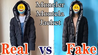 Real vs Fake Moncler Moncla Short Down Jacket Review [upl. by Eelrebmyk]