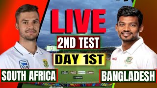 Bangladesh vs South Africa 2nd Test Day 1 Live Commentary  Live Cricket Match Today Ban vs Sa Live [upl. by Alfonso420]