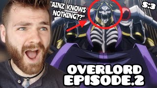 AINZ THE MASTERMIND  OVERLORD  EPISODE 2  SEASON 3  New Anime Fan  REACTION [upl. by Schonthal]