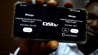 HOW TO FIX ALL DSTV STREAMING APP ERROR CODES  503 SNA 403 PER 0 PER 1 EVE 403 [upl. by Berk]