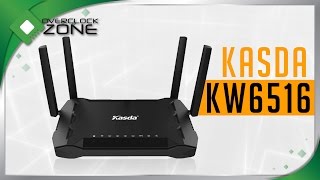 รีวิว Kasda KW6516 AC1200  Wireless Router [upl. by Maxie778]