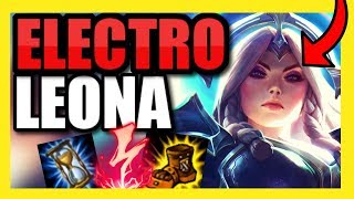 ELECTRO LEONA THE NEW ONESHOT WAY TO PLAY LEONA  LEONA ONLY TO DIAMOND [upl. by Ruberta]