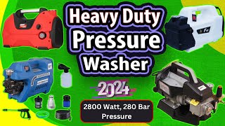 Top 4 Best Heavy Duty Pressure Washer In India 2024  Heavy Duty Car Washer [upl. by Aicelef]