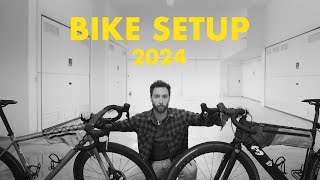 BIKE SETUP 2024  Specialized Aethos sworks amp 3T Exploro ULTRA [upl. by Jaela385]