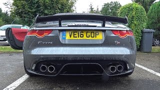 Jaguar FTYPE SVR Roadster  Start up Rev amp Acceleration [upl. by Ayr]