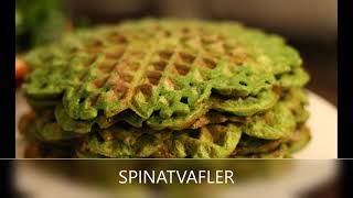 Spinatvafler til vegetarfest [upl. by Aekan]