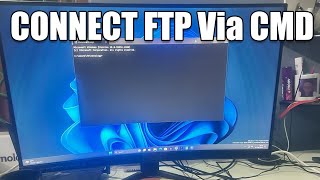 How To Connect and Login FTP Server using CMD on Windows 11 [upl. by Ilona]