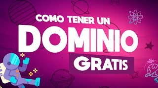 COMO TENER UN DOMINIO GRATIS [upl. by Enegue]