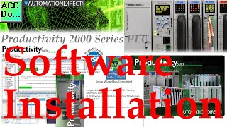 Productivity 2000 Series PLC Software Installation [upl. by Inahc]