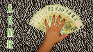 Money Sounds ASMR • EURO • Counting Money EUR • Squeezing banknotes No Talking [upl. by Nicoli758]