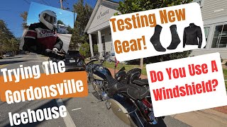 Testing New Motorcycle Gear Boot Liners amp Jacket Base Layer Do You Use A Windshield Restaurant [upl. by Rombert]