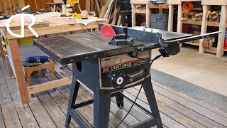 Adding dust collection to my vintage Craftsman table saw [upl. by Portwine40]