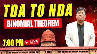 Binomial Theorem  Formula Expansion Examples  Maths Topic for NDA  TDA to NDA Crash Course [upl. by Bodrogi746]