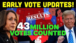 2024 Election BOMBSHELL 43 Million Votes Counted – Pollsters STUNNED by Early Results [upl. by Enirhtak]