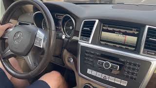 Mercedes ML350 Bluetec Driving with engine start [upl. by Bess585]