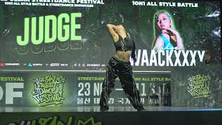 “WAACKXXXY U S D F JUDGE SHOWCASE 2023 ULSAN STREET DANCE FESTIVAL [upl. by Ettennej]