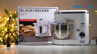 Unboxing the Black amp Decker Stand Mixer 4 Liters 1000W SM1000  Naheedpk [upl. by Hanzelin]