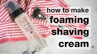 How to Make DIY Foaming Shaving Cream [upl. by Nadnerb349]