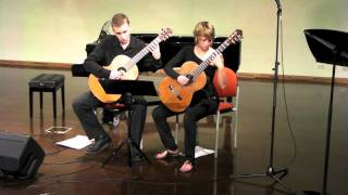 Jongo by Paulo Bellinati live performed by Tobias Grey and Stephanie Jones [upl. by Eselahc]