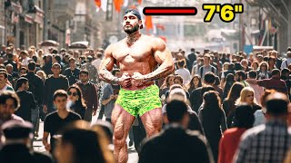 The Tallest FREAK bodybuilder of all Time NOT HUMAN [upl. by Stranger882]