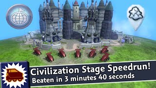 WR Spore Speedrun of Civilization Stage Easy in 340 [upl. by Merrilee]