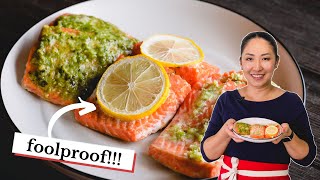 the BEST method to cook juicy soft salmon every time [upl. by Linsk877]