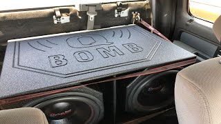 BIG Q BOMB SUBWOOFER BOX TURN DOWN FOR WHAT [upl. by Kiki37]