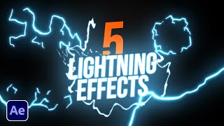 Create Lightning amp Energy Effects in 5 Steps  After Effects Tutorial [upl. by Rehpotsirhcnhoj]