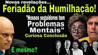 FERIADO SALGADO B0MBA COMPLICA BOLSONARO E quotJORNALISTAS AMIGOSquot  MILEI PALHAÇ0 HUMILHAD0 NOS EUA [upl. by Kape]