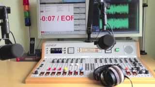 Analoges Radio Produktions amp Sendestudio mit mAirListIOWarriorCartplayernBandmaschineOptimod [upl. by Maude]