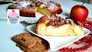 Saftiger Bratapfelkuchen  Apfelkuchen mit Bratapfel und Spekulatius [upl. by Bess]