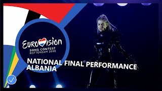 Arilena Ara  Shaj  Albania 🇦🇱  National Final Performance  Eurovision 2020 [upl. by Ilaw]