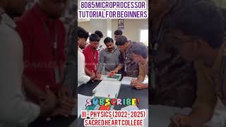 8085 Microprocessor Tutorial For Beginners  Physics Department  sacredheartcollege shorts [upl. by Trust]