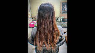 Smoothing keratin retouch rambut bleaching keratin hair [upl. by Nosral81]