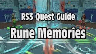 RS3 Rune Memories Quest Guide  RuneScape [upl. by Odlaumor698]