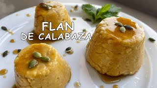 Flan vegano de calabaza SANO Y SALUDABLE [upl. by Shalom312]