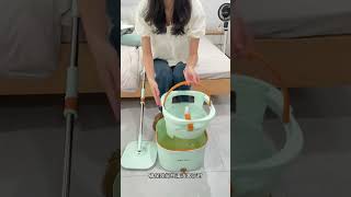 获得专利的清洁和脏水分离。总是用清水清洗和擦拭。 homettler mop spinmop [upl. by Nirik]