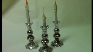 COMO HACER UNOS CANDELABRO PARA EL PESEBRE  CANDELABRA FOR BELÉN [upl. by Notnyw81]