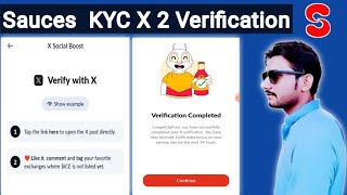 Sauces KYC X 2 Verification  Sauces app kyc kaise kare [upl. by Damicke]