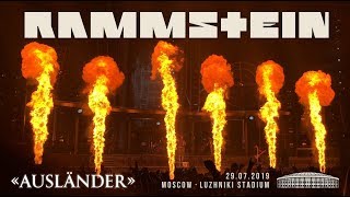 Rammstein  Ausländer Live Moscow 29072019 [upl. by Sibylle]